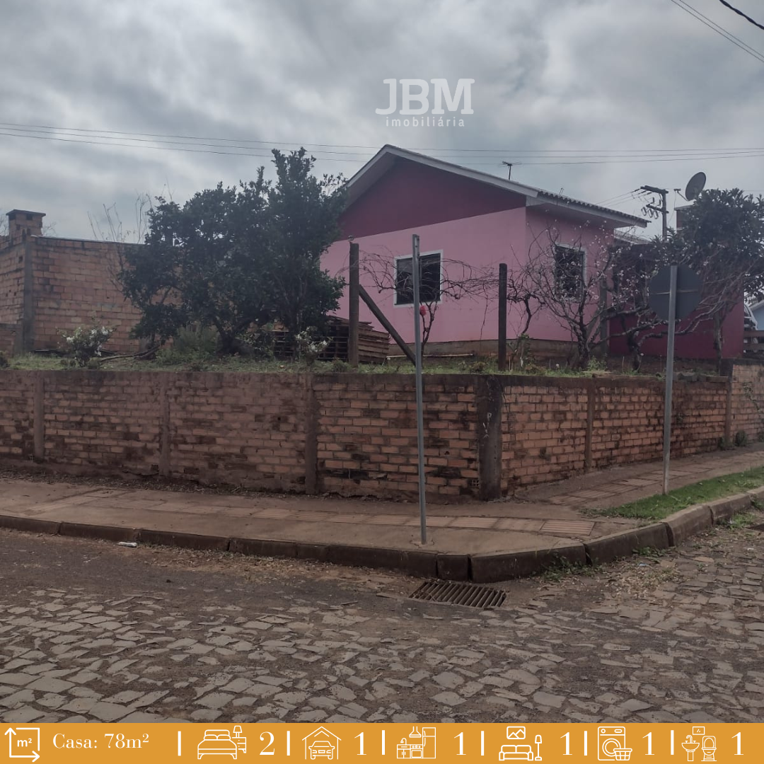 Casa de esquina em Bom Jesus