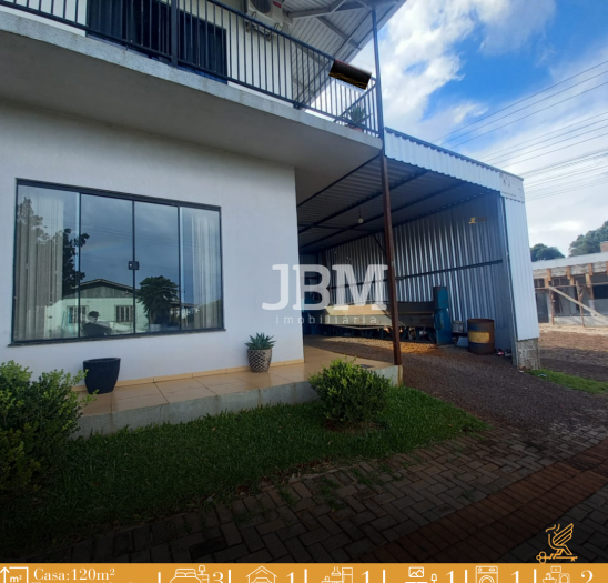 Imóvel residencial com sala comercial