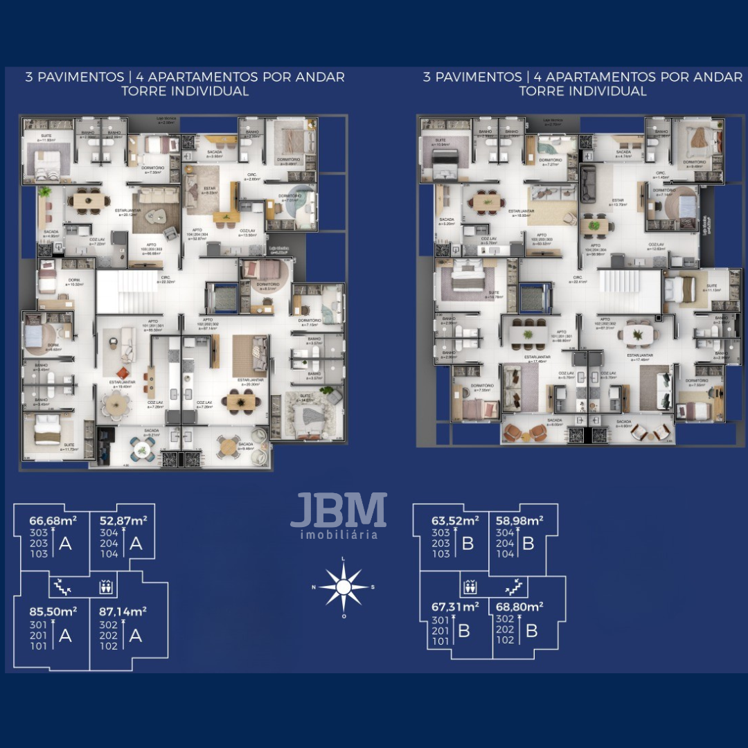 Apartamento Iop Residence no Bairro Tacca