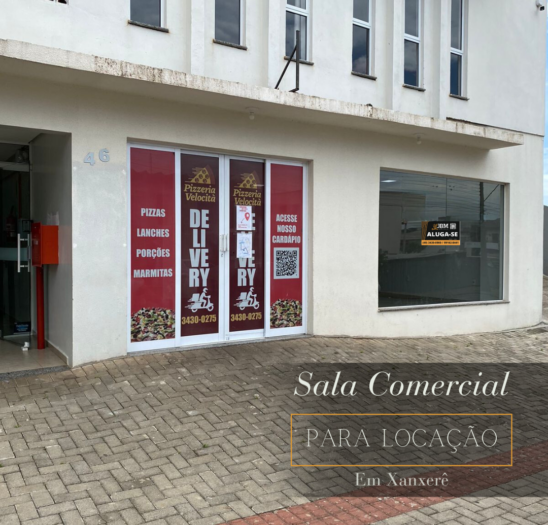 Sala comercial para locação Centro Xanxerê