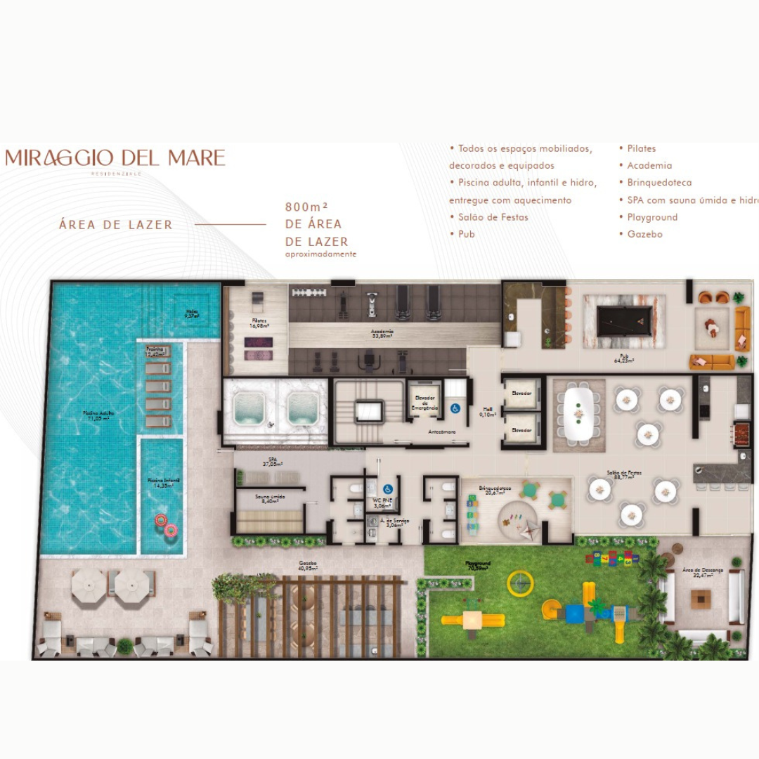 Apartamento Miraggio Del Mare em Itapema