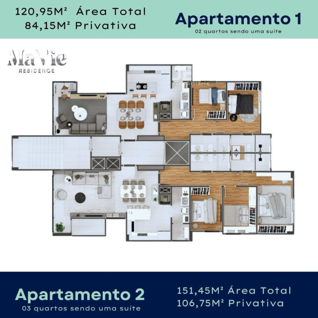 Apartamento Mavie Residence no Centro de Xanxerê