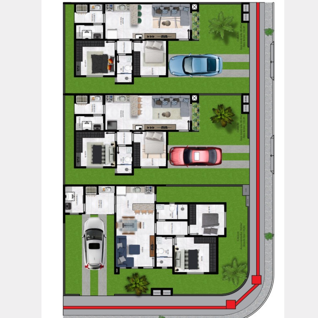 Casas no Loteamento Caminhos do Alto