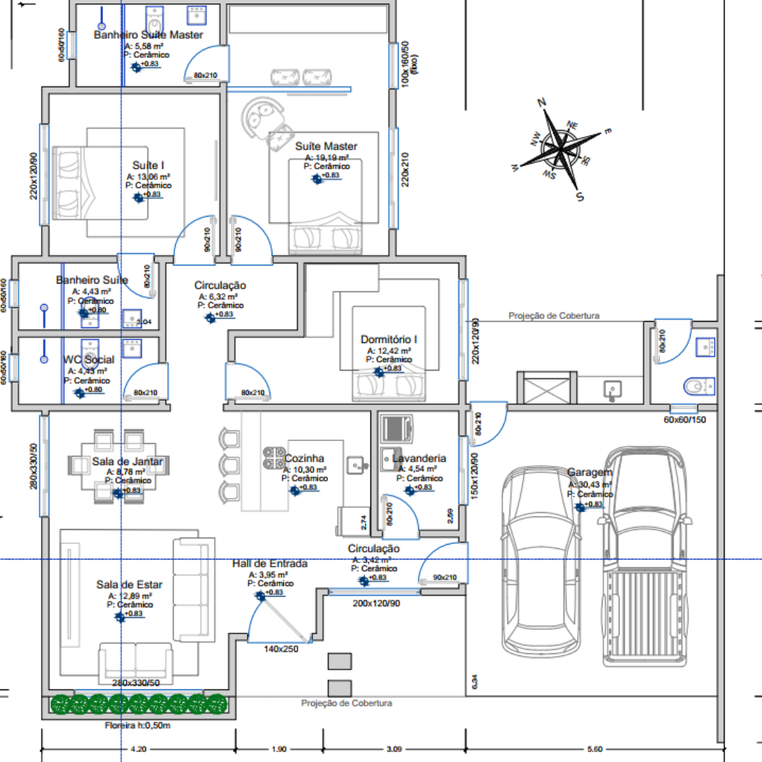 Casa Alto Padrão no Bairro Tacca